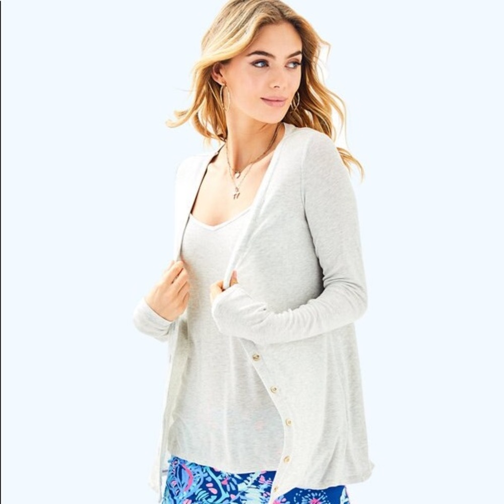 Lilly Lorne Twin Set NWT Seaspray Grey